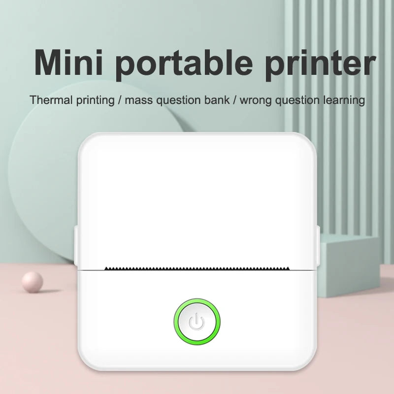 Mini Printer Portable Thermal Printer Meow Mini Smart Pocket Printer Wireless Bluetooth Paper Mobile Phone Photo Label Printers