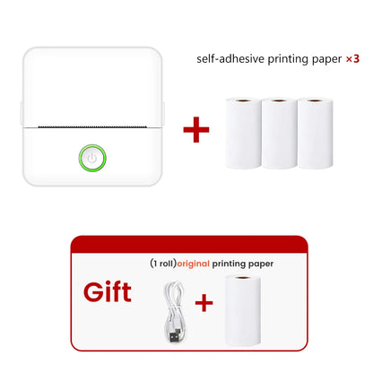 Mini Printer Portable Thermal Printer Meow Mini Smart Pocket Printer Wireless Bluetooth Paper Mobile Phone Photo Label Printers